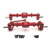 Maxbell Front Rear Axle Housing RC Accessory for MN78 1/12 RC Car Remotes Control Car Red