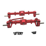 Maxbell Front Rear Axle Housing RC Accessory for MN78 1/12 RC Car Remotes Control Car Red