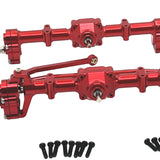 Maxbell Front Rear Axle Housing RC Accessory for MN78 1/12 RC Car Remotes Control Car Red