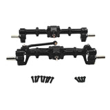 Maxbell Front Rear Axle Housing RC Accessory for MN78 1/12 RC Car Remotes Control Car Black