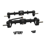 Maxbell Front Rear Axle Housing RC Accessory for MN78 1/12 RC Car Remotes Control Car Black