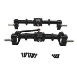 Maxbell Front Rear Axle Housing RC Accessory for MN78 1/12 RC Car Remotes Control Car Black