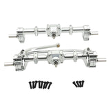 Maxbell Front Rear Axle Housing RC Accessory for MN78 1/12 RC Car Remotes Control Car Argent