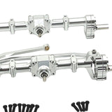 Maxbell Front Rear Axle Housing RC Accessory for MN78 1/12 RC Car Remotes Control Car Argent