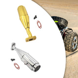 Maxbell RC Car Exhaust Pipe Upgrade Repair Part Sturdy for 1/5 RC Car Vehicles Model Argent