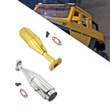 Maxbell RC Car Exhaust Pipe Upgrade Repair Part Sturdy for 1/5 RC Car Vehicles Model Argent