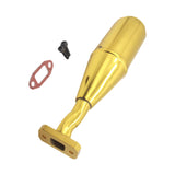 Maxbell RC Car Exhaust Pipe Upgrade Repair Part Sturdy for 1/5 RC Car Vehicles Model Gold