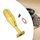 Maxbell RC Car Exhaust Pipe Upgrade Repair Part Sturdy for 1/5 RC Car Vehicles Model Gold