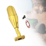 Maxbell RC Car Exhaust Pipe Upgrade Repair Part Sturdy for 1/5 RC Car Vehicles Model Gold