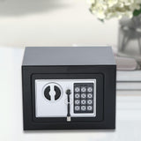 Maxbell Piggy Bank Small Box Birthday Gift Adults and Kids Holder Security Deposit Box black