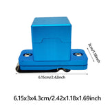 Maxbell Pool Cue Chalk Holder Small with Clip Multiuse for Games Snooker Accessories Blue