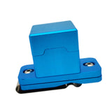 Maxbell Pool Cue Chalk Holder Small with Clip Multiuse for Games Snooker Accessories Blue