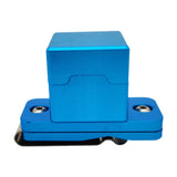Maxbell Pool Cue Chalk Holder Small with Clip Multiuse for Games Snooker Accessories Blue
