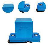 Maxbell Pool Cue Chalk Holder Small with Clip Multiuse for Games Snooker Accessories Blue