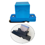 Maxbell Pool Cue Chalk Holder Small with Clip Multiuse for Games Snooker Accessories Blue