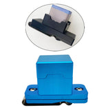 Maxbell Pool Cue Chalk Holder Small with Clip Multiuse for Games Snooker Accessories Blue