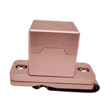 Maxbell Pool Cue Chalk Holder Small with Clip Multiuse for Games Snooker Accessories Rose Gold