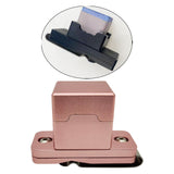 Maxbell Pool Cue Chalk Holder Small with Clip Multiuse for Games Snooker Accessories Rose Gold