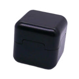 Maxbell Pool Cue Chalk Holder Mini Metal Storage Box Pool Table Accessory Chalk Case Black