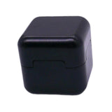 Maxbell Pool Cue Chalk Holder Mini Metal Storage Box Pool Table Accessory Chalk Case Black