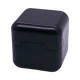 Maxbell Pool Cue Chalk Holder Mini Metal Storage Box Pool Table Accessory Chalk Case Black
