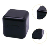 Maxbell Pool Cue Chalk Holder Mini Metal Storage Box Pool Table Accessory Chalk Case Black