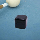 Maxbell Pool Cue Chalk Holder Mini Metal Storage Box Pool Table Accessory Chalk Case Black