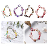 Maxbell Keychain Lovely Car Key Charm Cellphone Keychains Phone Charm for Girls Gift Yellow