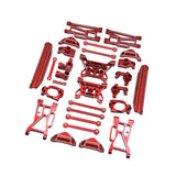 Maxbell 15 Pieces RC Car Accessory Replaces Modified for 10208 RC Hobby Car 1/10 Red