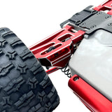 Maxbell 15 Pieces RC Car Accessory Replaces Modified for 10208 RC Hobby Car 1/10 Red