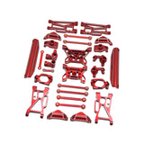 Maxbell 15 Pieces RC Car Accessory Replaces Modified for 10208 RC Hobby Car 1/10 Red