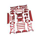 Maxbell 15 Pieces RC Car Accessory Replaces Modified for 10208 RC Hobby Car 1/10 Red