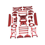 Maxbell 15 Pieces RC Car Accessory Replaces Modified for 10208 RC Hobby Car 1/10 Red