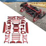 Maxbell 15 Pieces RC Car Accessory Replaces Modified for 10208 RC Hobby Car 1/10 Red
