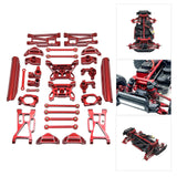 Maxbell 15 Pieces RC Car Accessory Replaces Modified for 10208 RC Hobby Car 1/10 Red