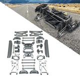 Maxbell 15 Pieces RC Car Accessory Replaces Modified for 10208 RC Hobby Car 1/10 Gray