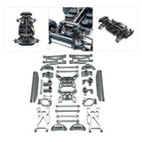 Maxbell 15 Pieces RC Car Accessory Replaces Modified for 10208 RC Hobby Car 1/10 Gray