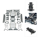 Maxbell 15 Pieces RC Car Accessory Replaces Modified for 10208 RC Hobby Car 1/10 Gray