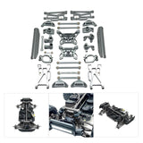 Maxbell 15 Pieces RC Car Accessory Replaces Modified for 10208 RC Hobby Car 1/10 Gray