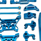 Maxbell 15 Pieces RC Car Accessory Replaces Modified for 10208 RC Hobby Car 1/10 Blue
