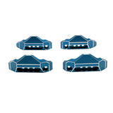 Maxbell 15 Pieces RC Car Accessory Replaces Modified for 10208 RC Hobby Car 1/10 Blue
