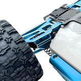 Maxbell 15 Pieces RC Car Accessory Replaces Modified for 10208 RC Hobby Car 1/10 Blue