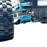Maxbell 15 Pieces RC Car Accessory Replaces Modified for 10208 RC Hobby Car 1/10 Blue