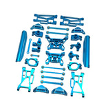 Maxbell 15 Pieces RC Car Accessory Replaces Modified for 10208 RC Hobby Car 1/10 Blue