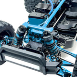 Maxbell 15 Pieces RC Car Accessory Replaces Modified for 10208 RC Hobby Car 1/10 Blue