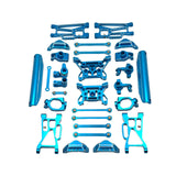 Maxbell 15 Pieces RC Car Accessory Replaces Modified for 10208 RC Hobby Car 1/10 Blue