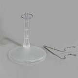 Maxbell 1:6 Scale Figure Display Figure Display for 12 inch Action Figures Model Toy clear and round