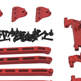 Maxbell 1:12 Scale RC Car Metal Upgrade Kits Suit Shock Mount for MN78 Buggies Truck Red