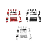 Maxbell 1:12 Scale RC Car Metal Upgrade Kits Suit Shock Mount for MN78 Buggies Truck Red