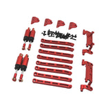 Maxbell 1:12 Scale RC Car Metal Upgrade Kits Suit Shock Mount for MN78 Buggies Truck Red